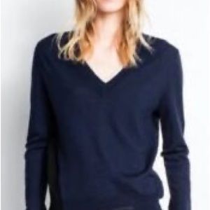 Zadig & Voltaire merino wool vneck sweater